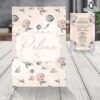 invitación con patina de plata