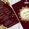 Ideas para invitación xv años tema Glamuroso con lazos