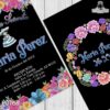 Ideas de invitaciones de Quinceañera tema mexicana floral