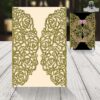 Invitación corte laser de Quinceañera tema mexicana floral