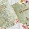 Ideas para invitación con rosas y luces tema vintage