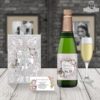 Paquete completo de invitación con diseño París