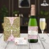 Paquete completo de invitación con sombrilla para quinces
