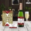 paquete completo de invitación diseño con rosas y mariposas para quinceanera