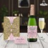Paquete completo de invitación con tiara y flores