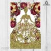 funda laser con diseño charro de invitación de 15