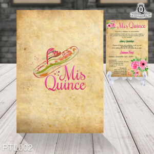 Invitaciones de 15 Años Fiesta Mexicana Charra PTL002