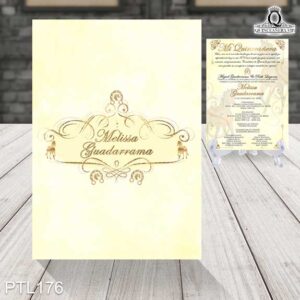Invitaciones de 15 Años de Vaquero Caballos PTL176
