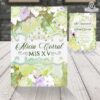 Invitaciones de quinceañera de la Princesa Tiana PTL313 frente y reverso
